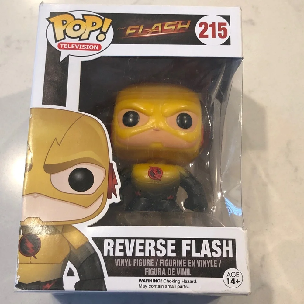Funko Reverse Flash Figure in Yellow and Black